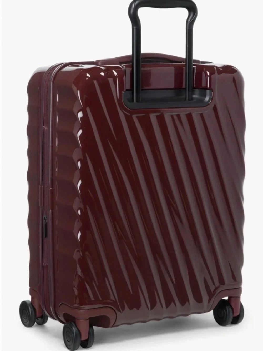 Tumi Men's Deep Burgundy Gloss Hard-Shell Carry-On